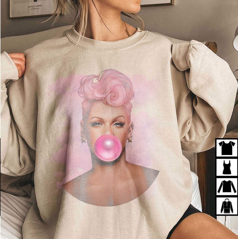 P!Nk Shirt, Pink Bubblegum Sweatshirt, P!Nk Summer Carnival Tour 2023 Shirt, Trustfall Album Shirt V2, Pink Tour Shirtrt