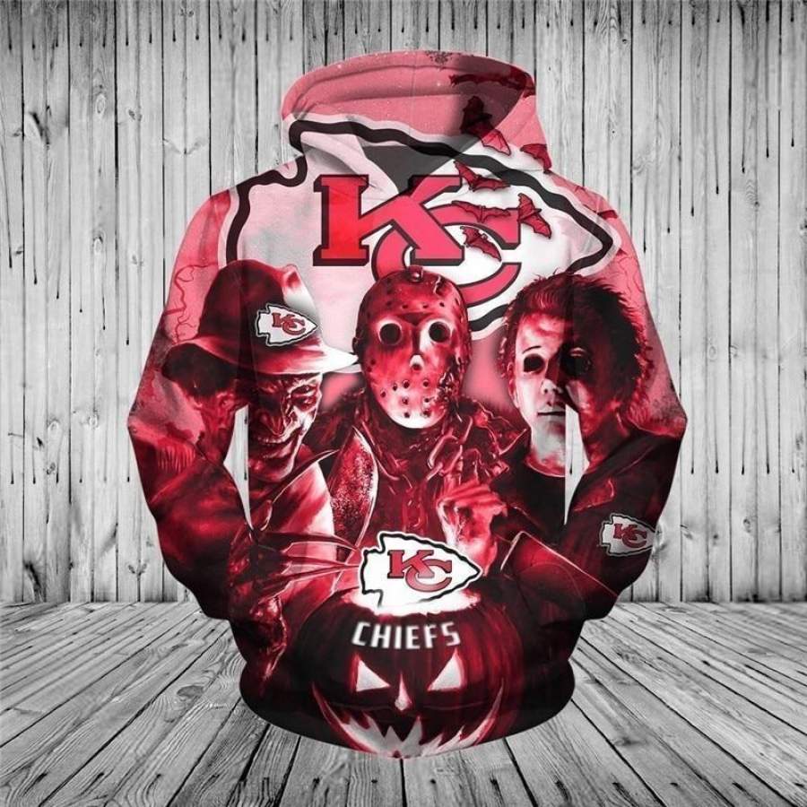 Kansas City Chiefs Hoodie 3D Style3556 All Over Printed