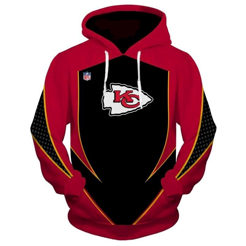 Football Kansas City Chiefs 3D Hoodie Sweatshirt Custom