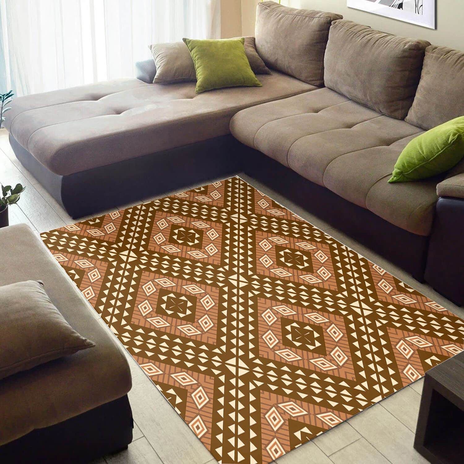 Beautiful African Area Rug Retro Black History Month Afrocentric ...