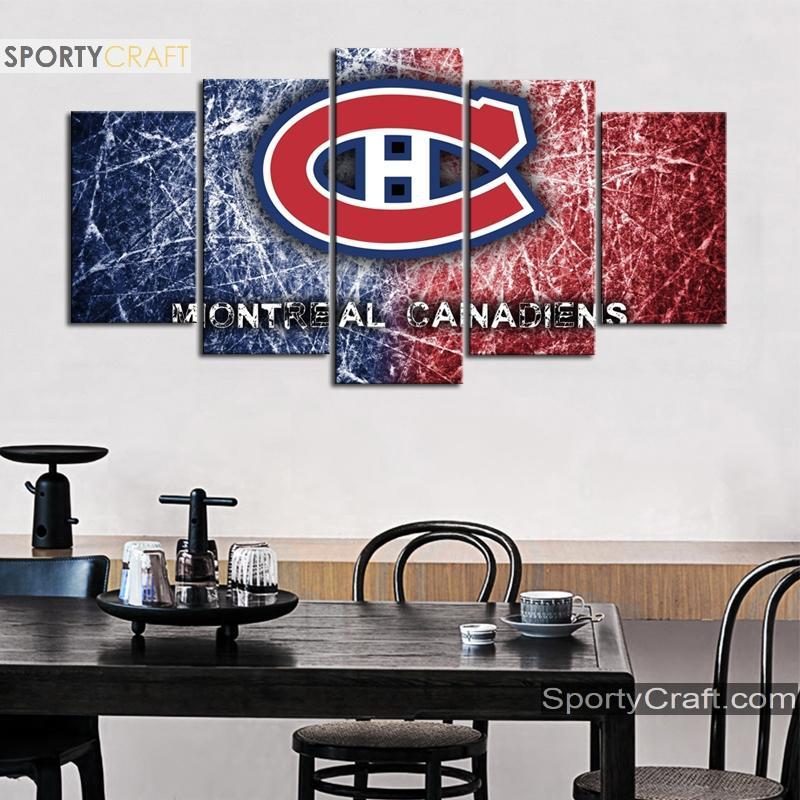 Montreal Canadiens Scratchy Canvas – Donelanetop Store