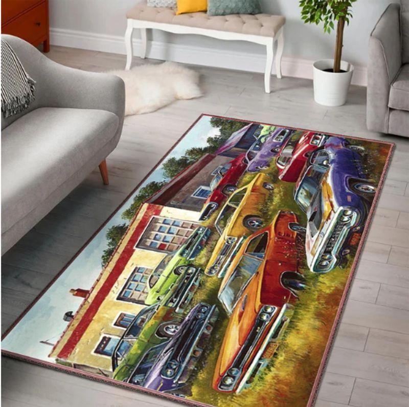 Mopar Country Rectangle Rug 11