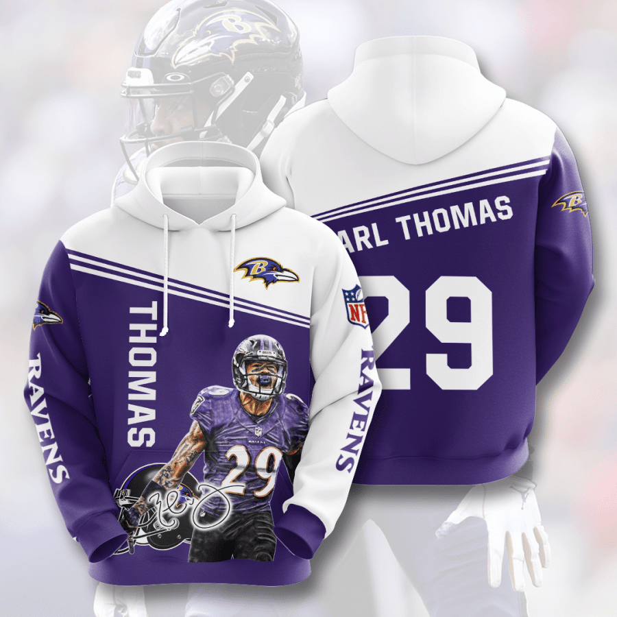 Earl Thomas Baltimore Ravens Baltimore Ravens 62 Unisex 3D Hoodie Gift For Fans