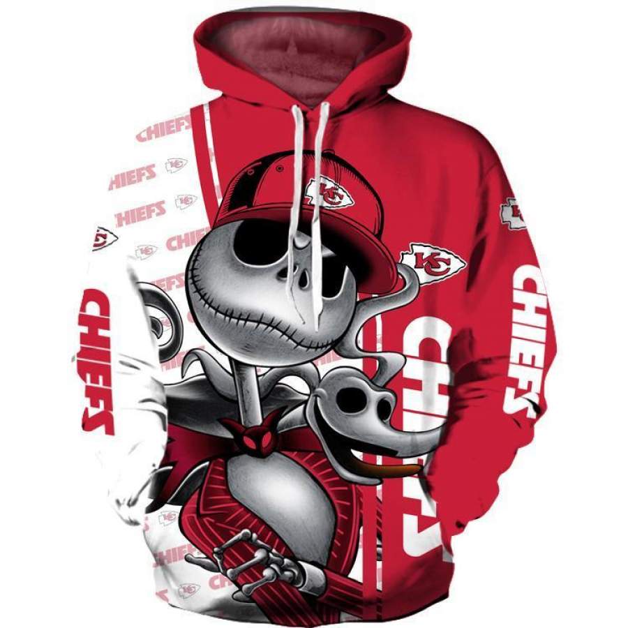 Kansas City Chiefs 3D Printed Hooded Pocket Pullover Hoodie 332 style