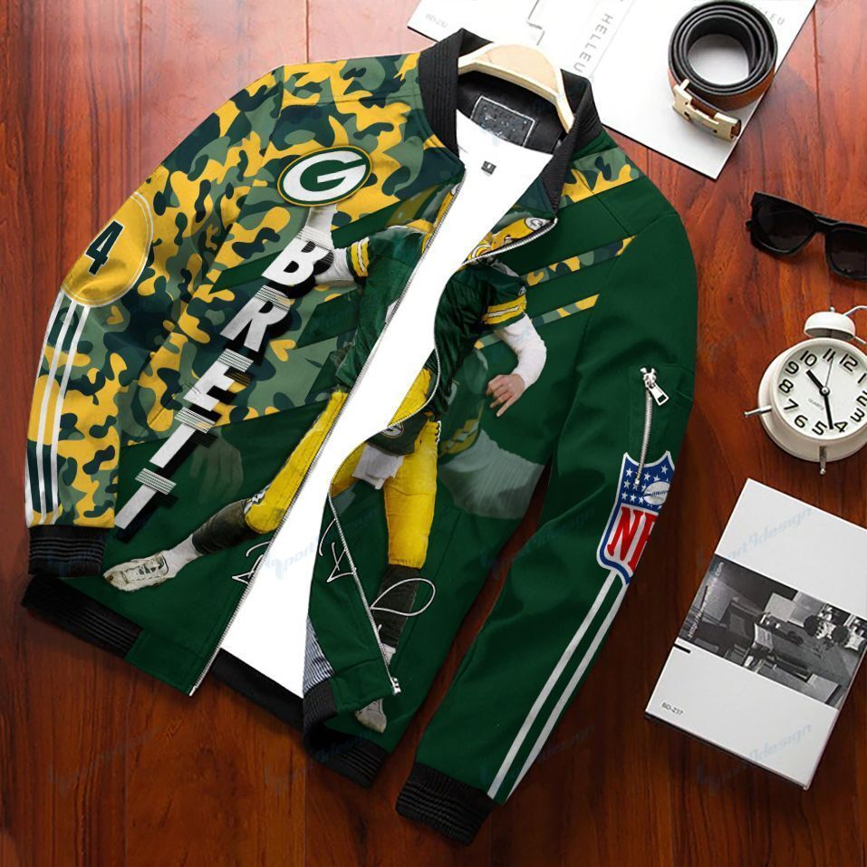 Brett Favre – Green Bay Packers Bomber Jacket 041