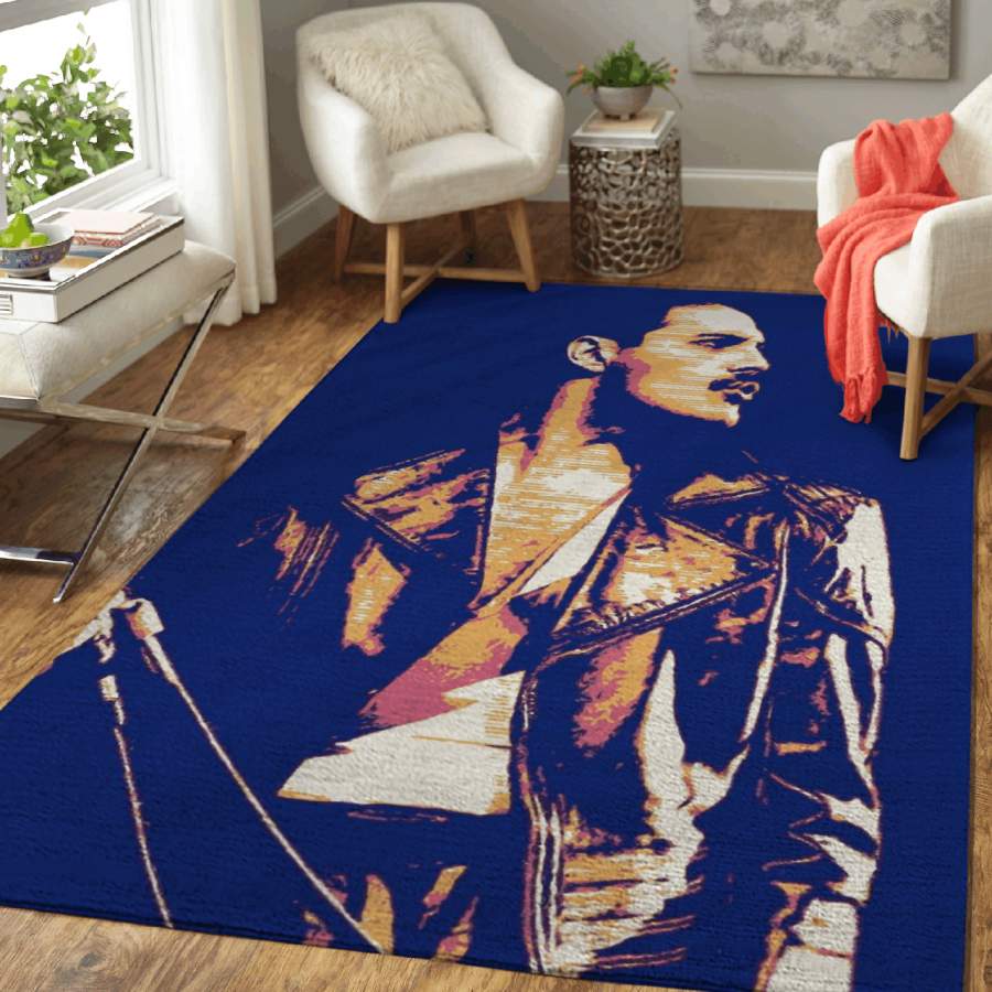 Queen Band Freddie Mercury Bohemian Rhapsody Area Rug