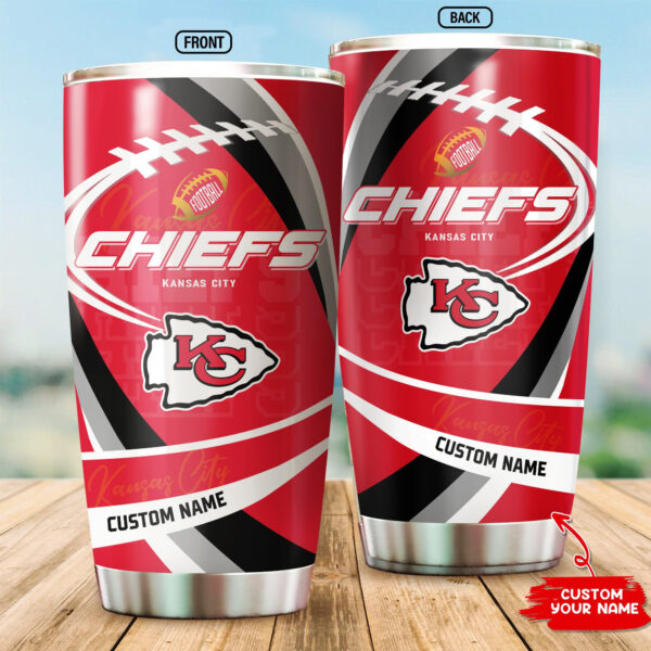 Kansas City Chiefs Personalized Tumbler Bg190