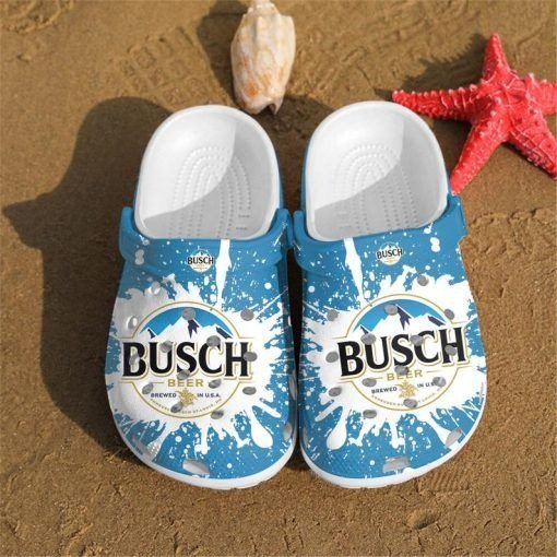 Busch Beer Drink Comfortable For Man And Women Classic Water Rubber 3D Crocband Clog