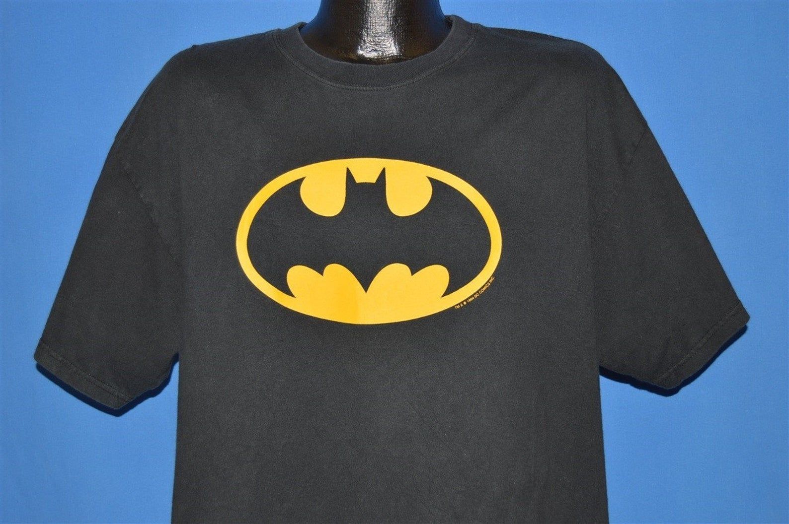 90S Bat Signal Logo Batman T-Shirt Extra