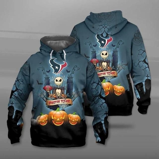 Houston Texans Football Halloween 20 Unisex 3D Hoodie Gift For Fans