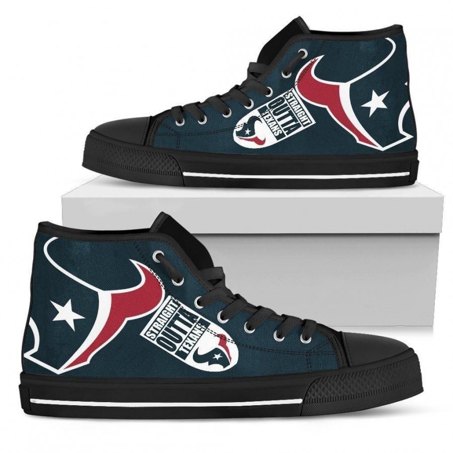 Straight Outta Houston Texans High Top Shoes #667