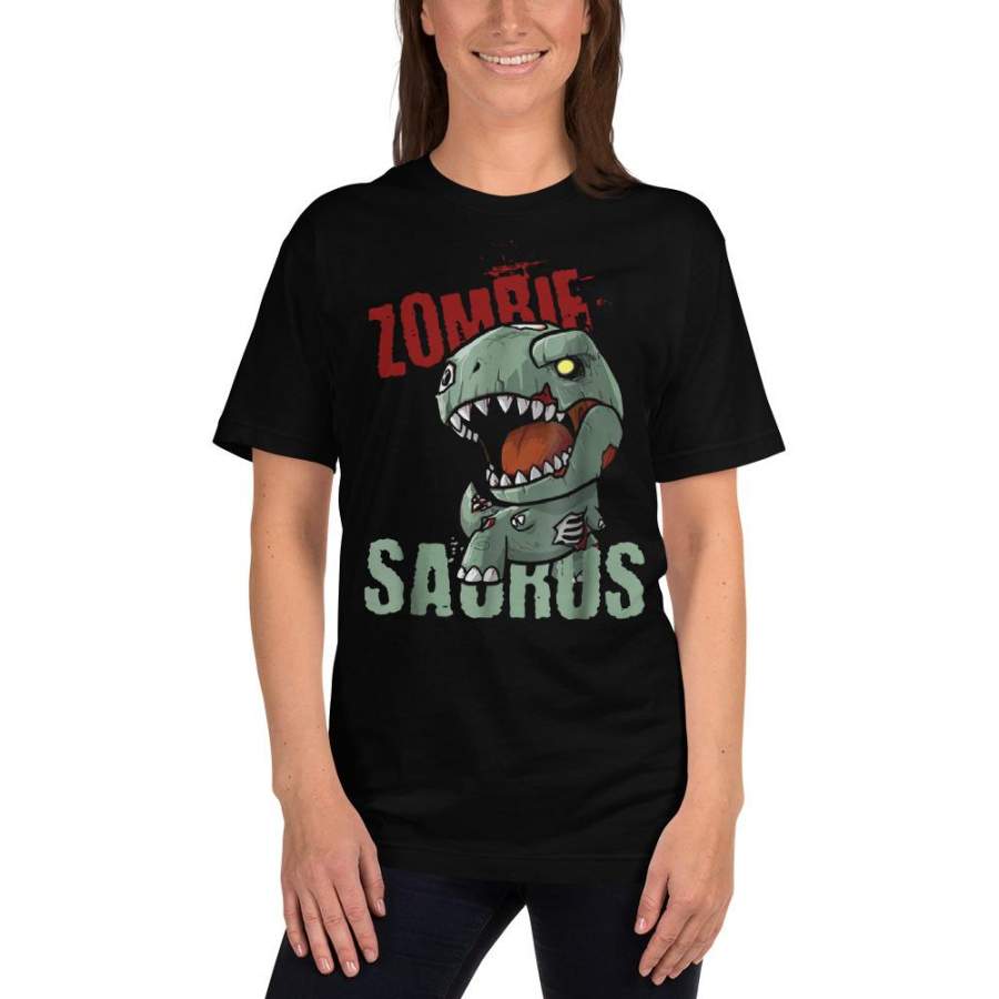 Zombie Saurus Halloween T-Shirt Dinosaur Costume T-Rex Gifts