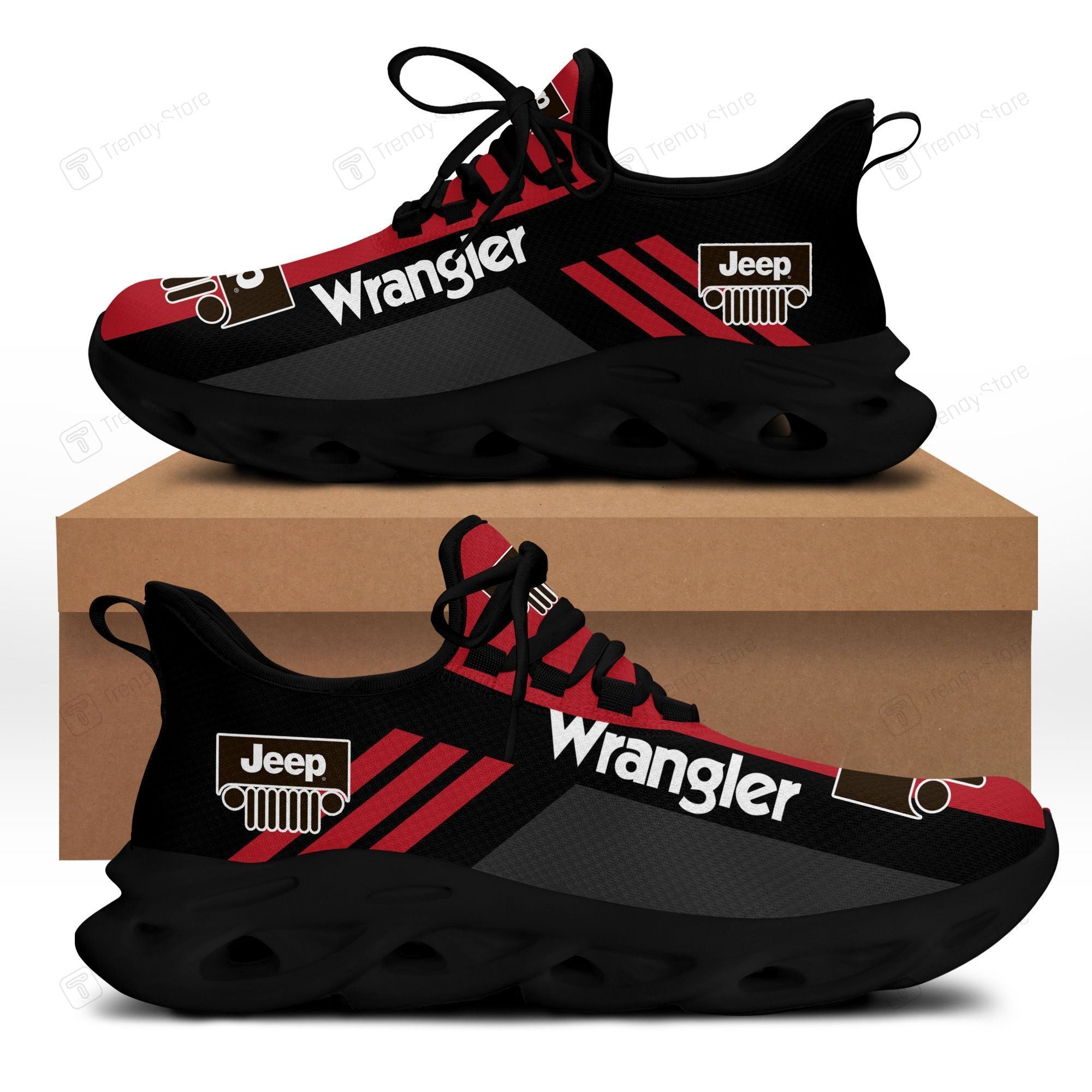 Jeep Wrangler Running Shoes Ver 1 (Red)