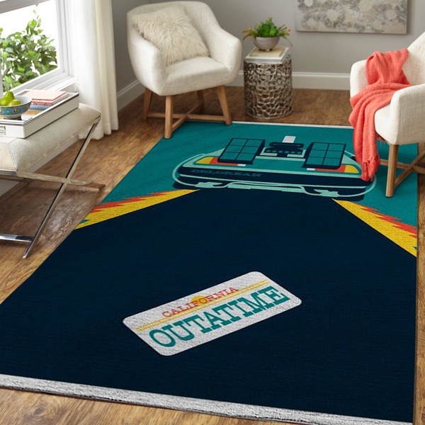 Back to the Future DeLorean Area Rug &hellip;