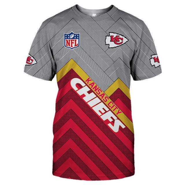 Kansas City Chiefs Casual 3D T-Shirt