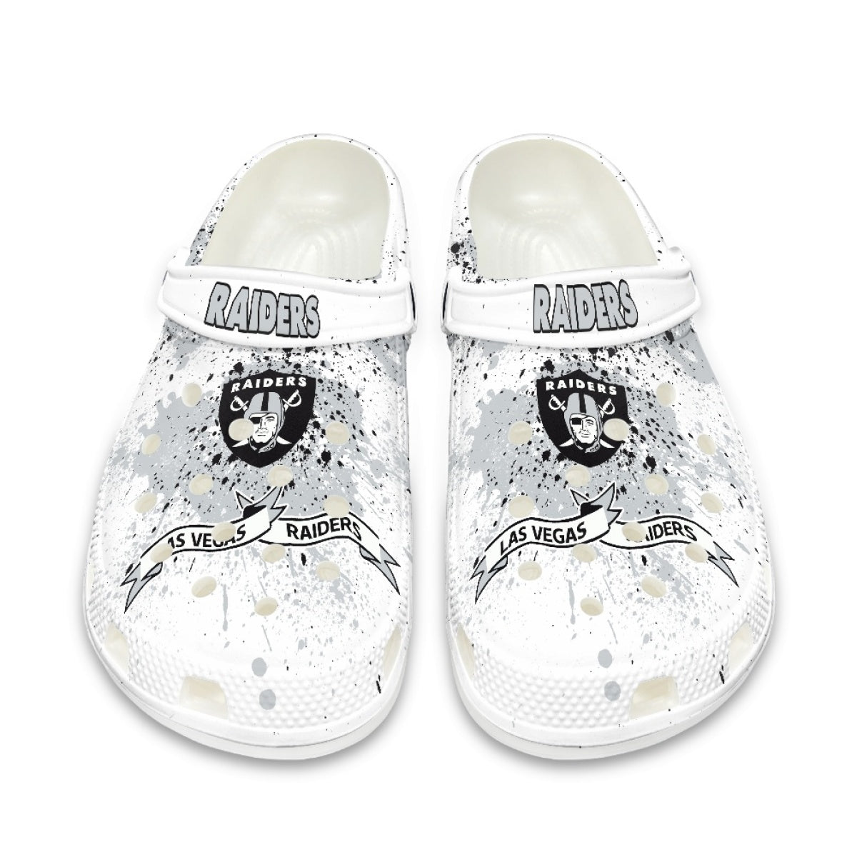 Las Vegas Raiders Crocs Clog Shoes