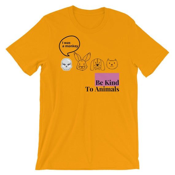 Unisex Vegan Shirt Tee Be Kind To Animals Worldwide Ship Design 38