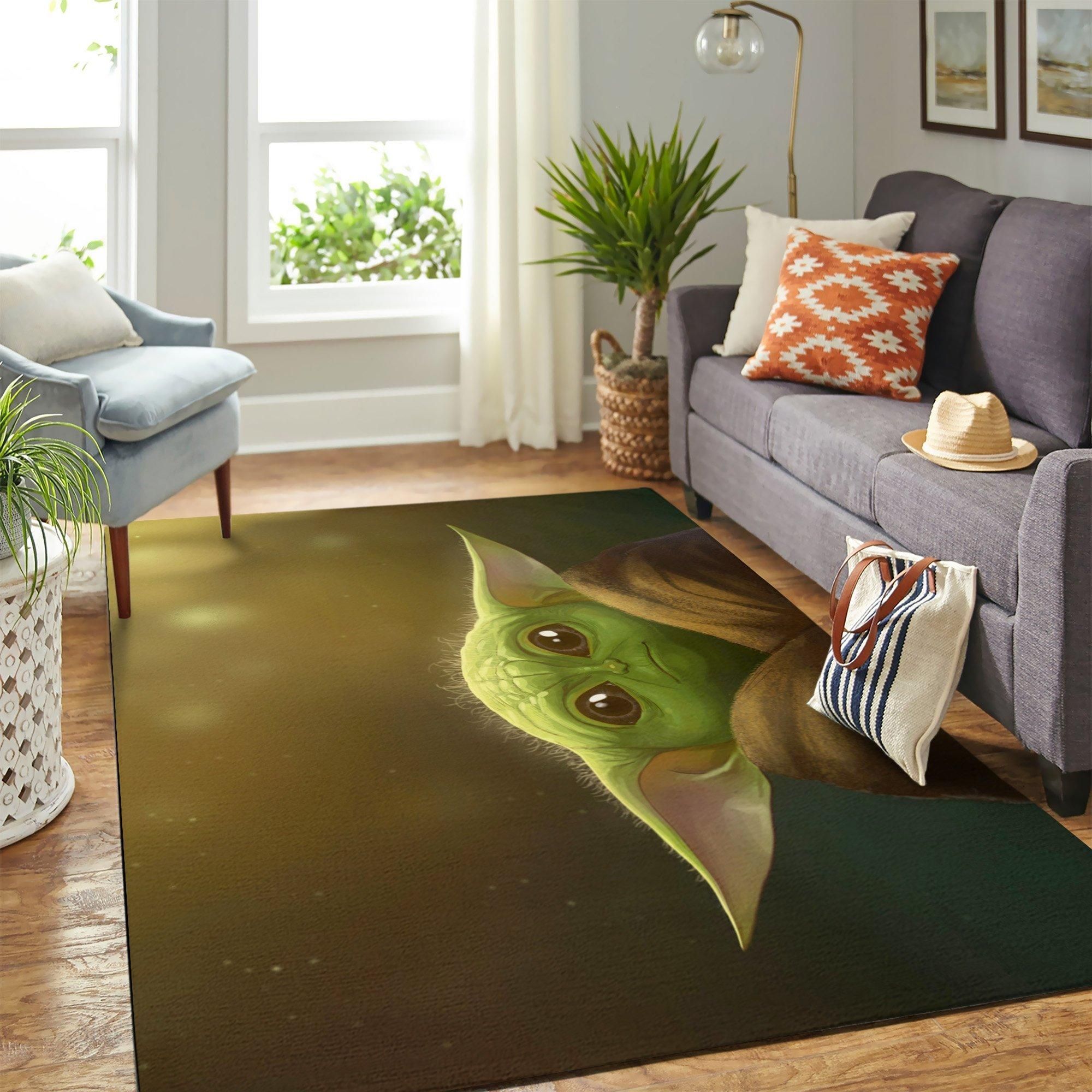 Yoda Bebe Area Rug Geeky Carpet – home decor – Bedroom Living Room Decor