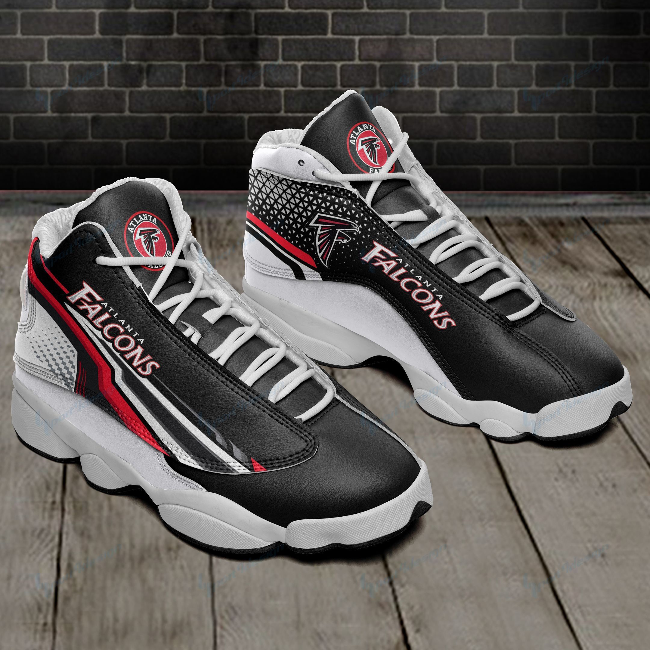 Atlanta Falcons Air JD13 Sneakers 685