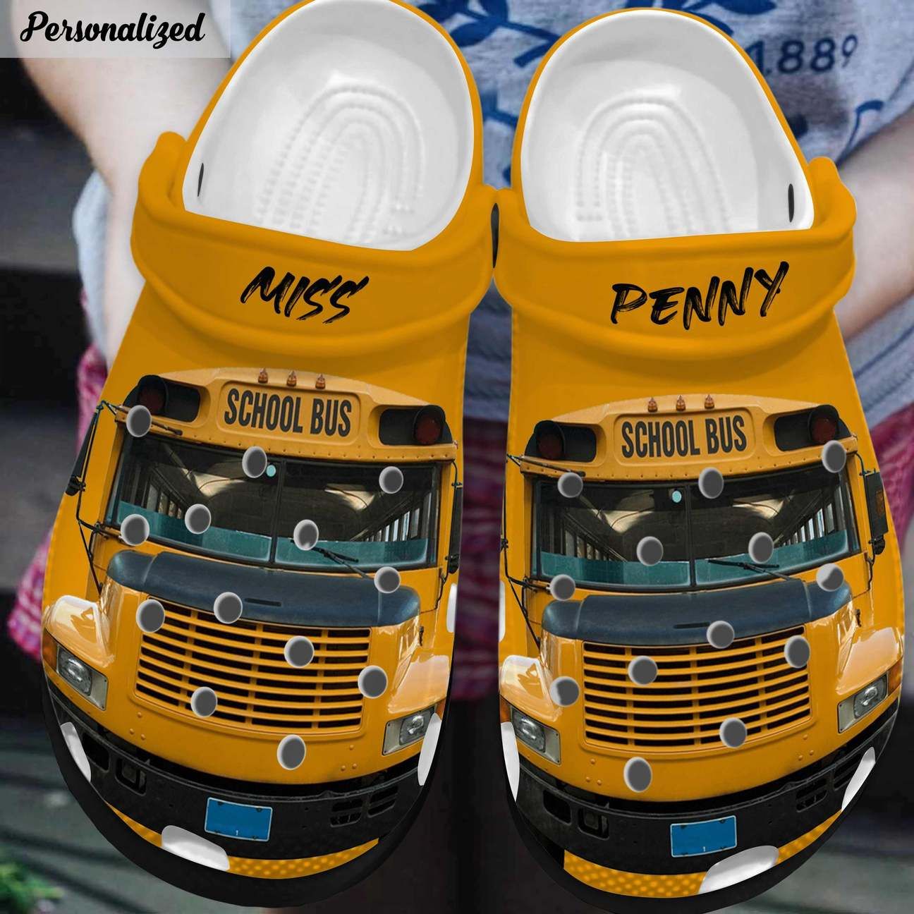 School Bus Driver Personalized Clog  &hellip;