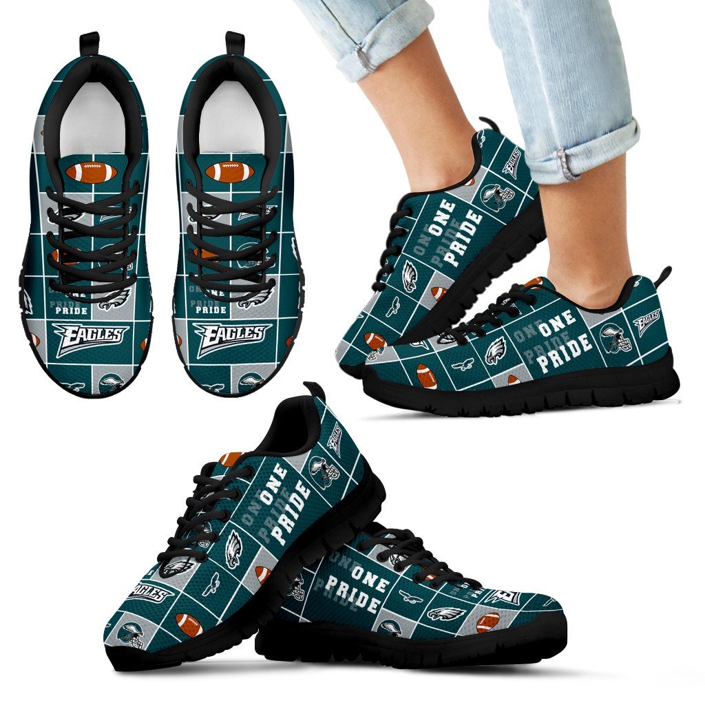 Awesome Pride Flag Philadelphia Eagles Sneakers