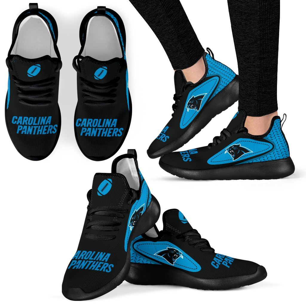 Colorful React Carolina Panthers Mesh Knit Sneakers