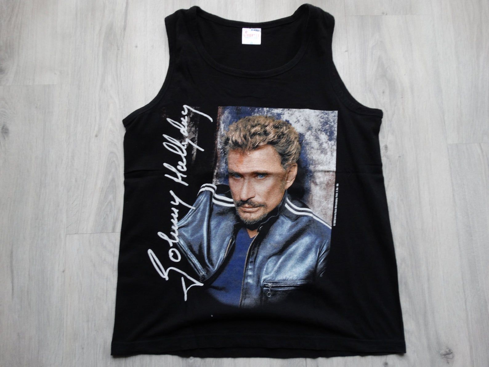 Vintage Johnny Hallyday Tour 2003 Shirt French Rock And Roll And Pop Singer  Shirt