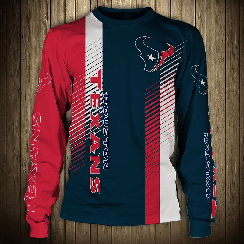 Women’S Houston Texans Sweatshirt Stripe