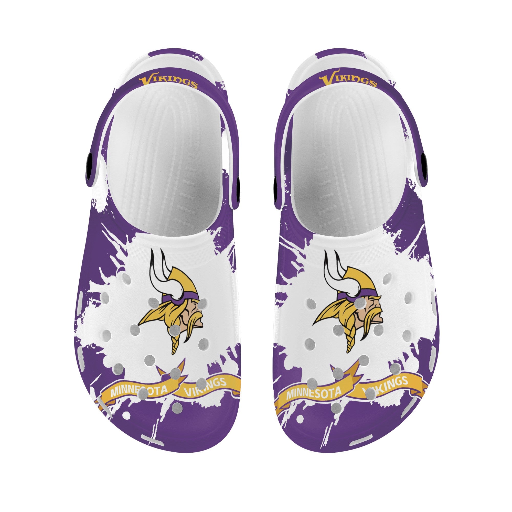 Minnesota Vikings Crocs Shoes No 02