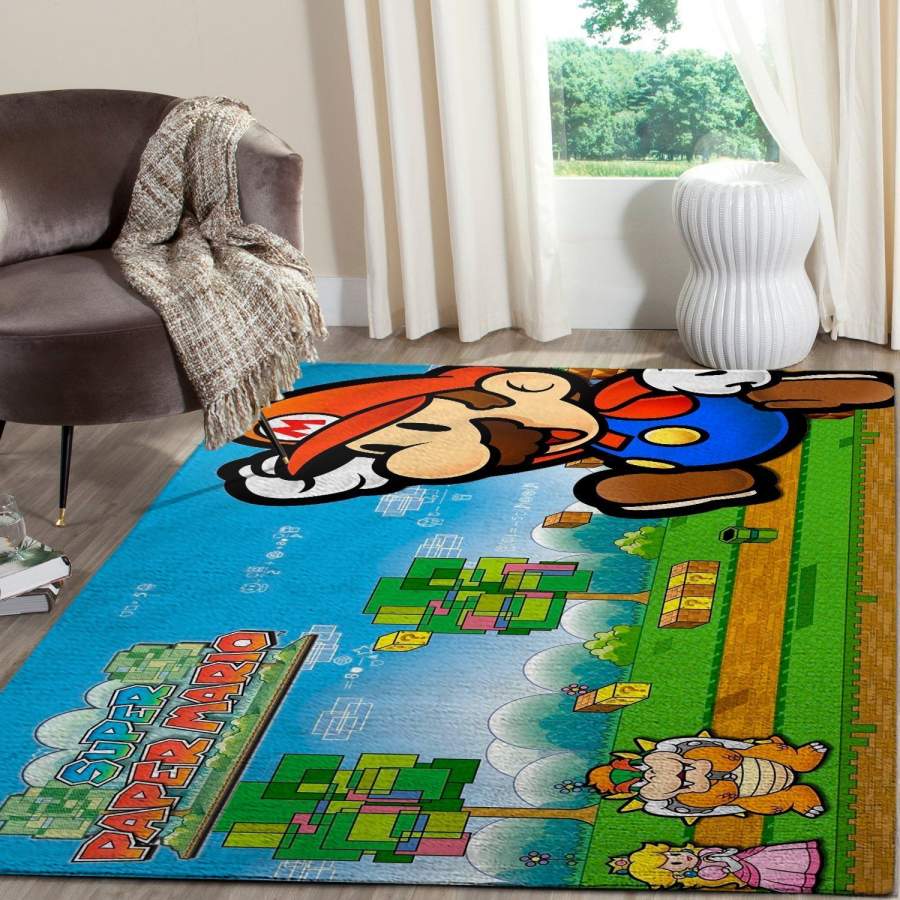 Super Mario Area Rug Nintendo Video Game GFD 1912069