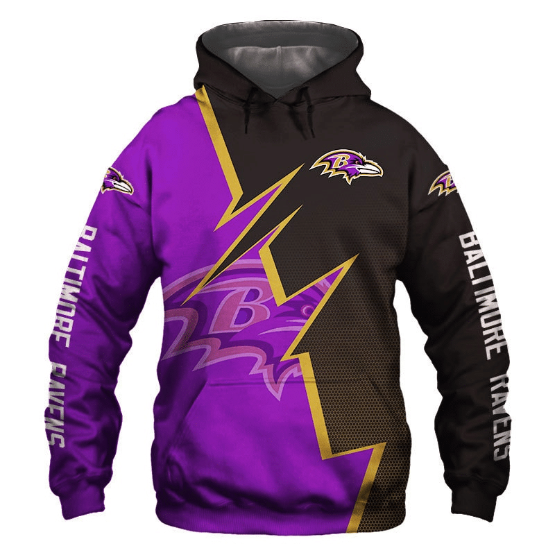 Baltimore Ravens  24 Unisex 3D Hoodie Gift For Fans