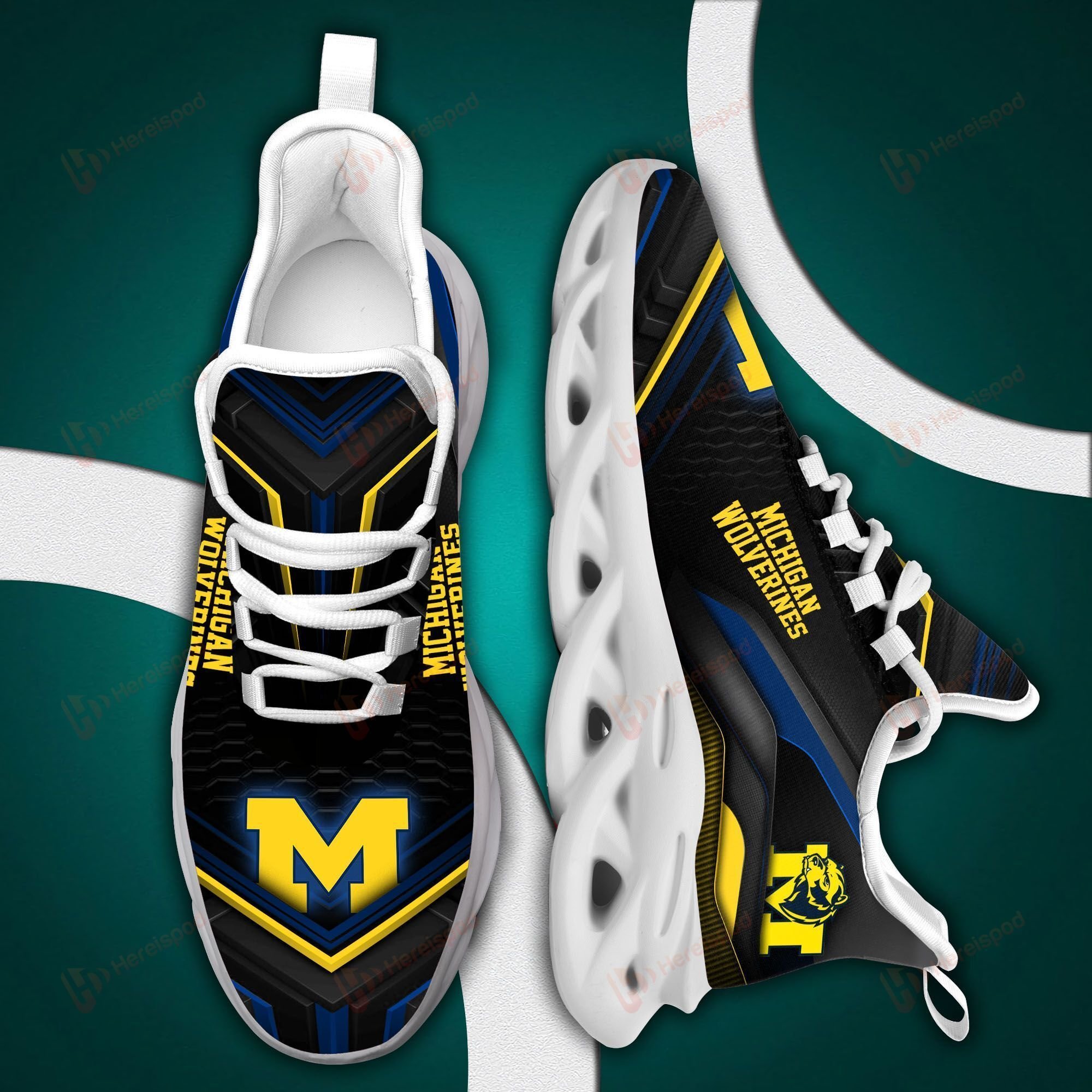 Chsx21081815 Michigan Wolverines Max Soul Shoes