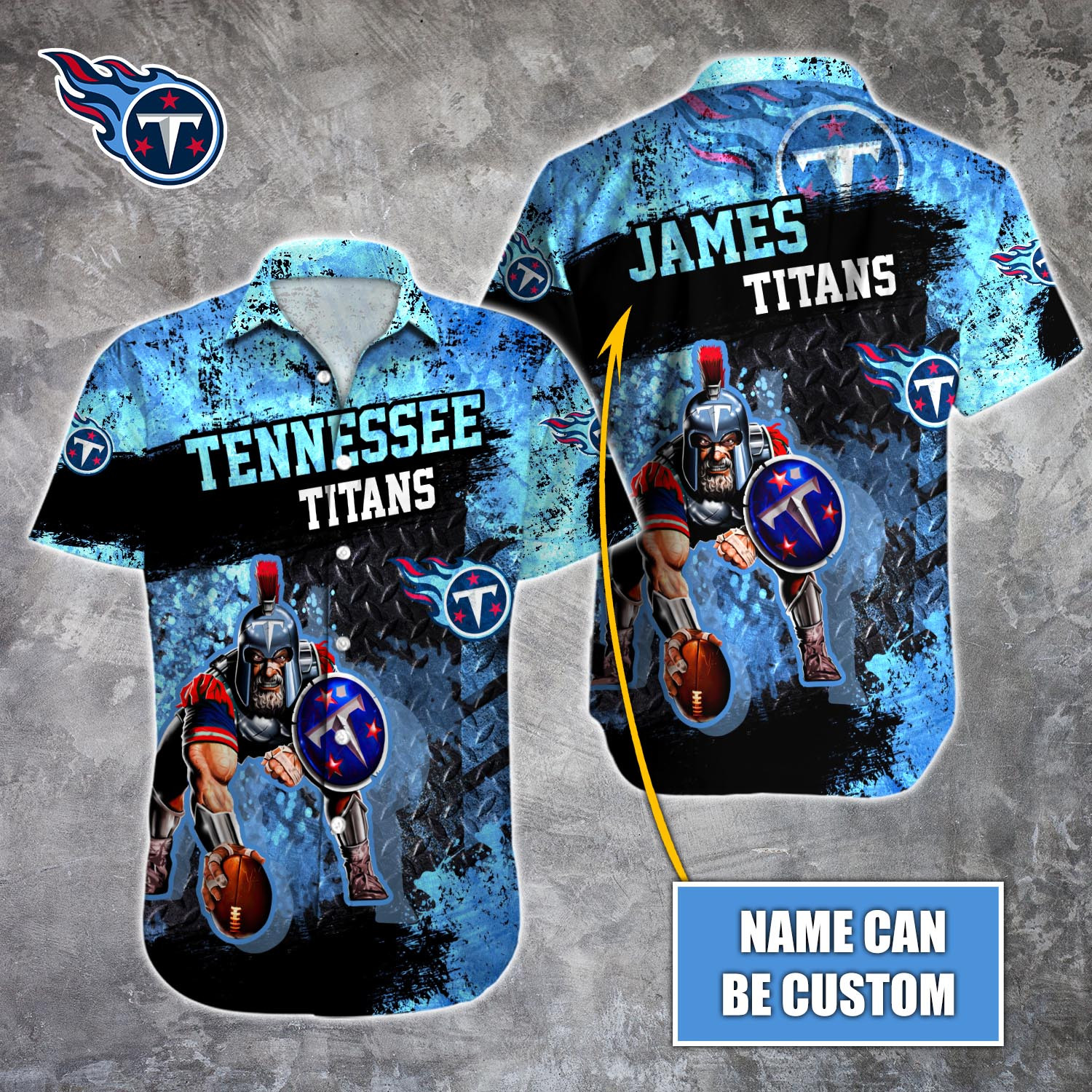 Tennessee Titans Nfl-Hawaiian Shirt Custom T-40720