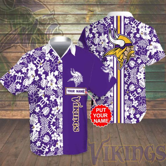 Minnesota Vikings Shirt Custom Name