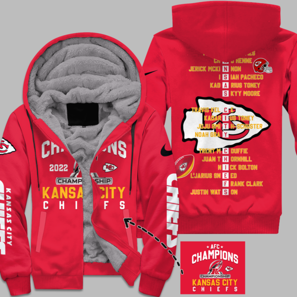 2023 Kansas City Chiefs Fleece Hoodie 1