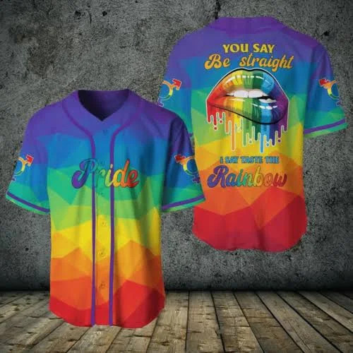 Lgbt Pride Lgbt I Say Taste The Rainbow Baseball Shirt – TXTrend Shop