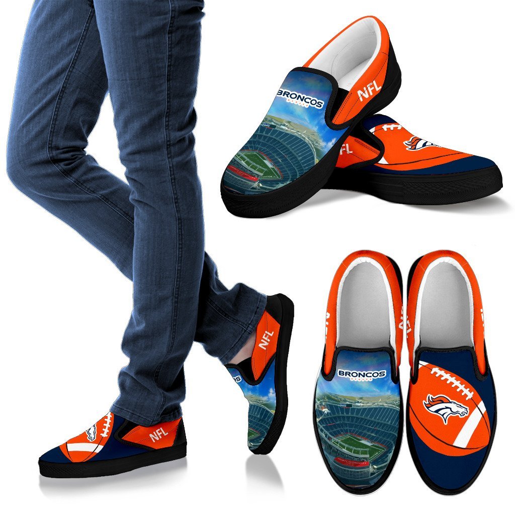 Proud Of Stadium Denver Broncos Slip-on Shoes