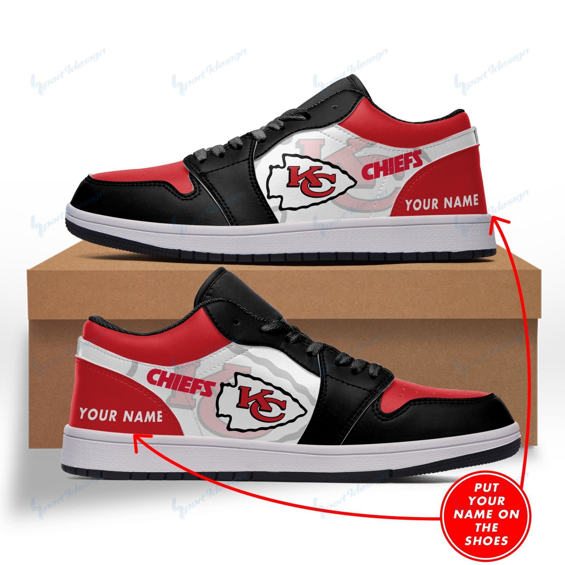 Kansas City Chiefs LJ Sneakers 002