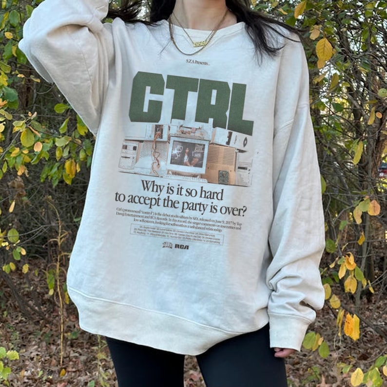 Sza Ctrl Retro T-Shirt, Sza Shirt, Vintage Sza T-Shirt, Good Days Graphic Sweatshirt