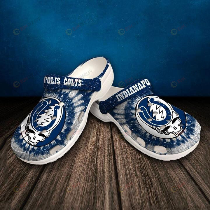 Indianapolis Colts Navy Blue Crocband Crocs Clogs – Aop Clog