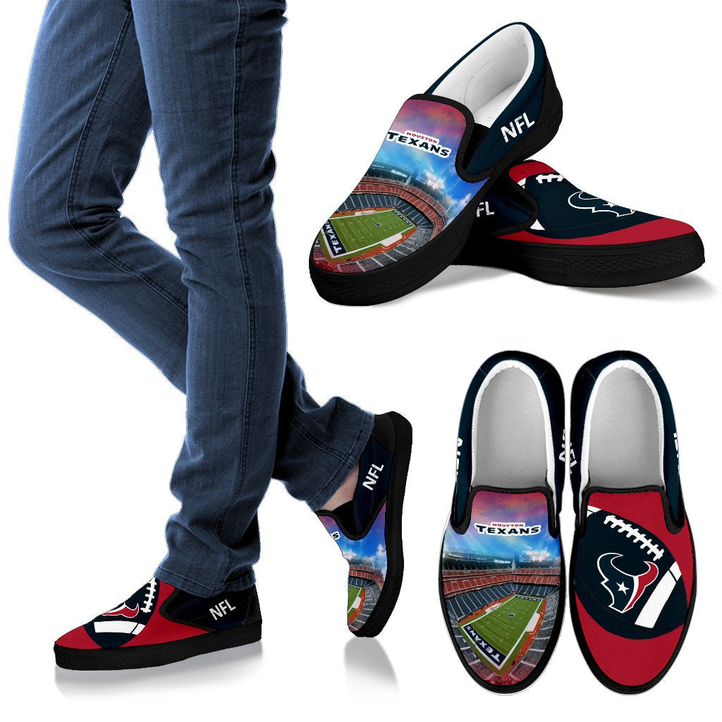 Proud Of Stadium Houston Texans Slip-On Shoes