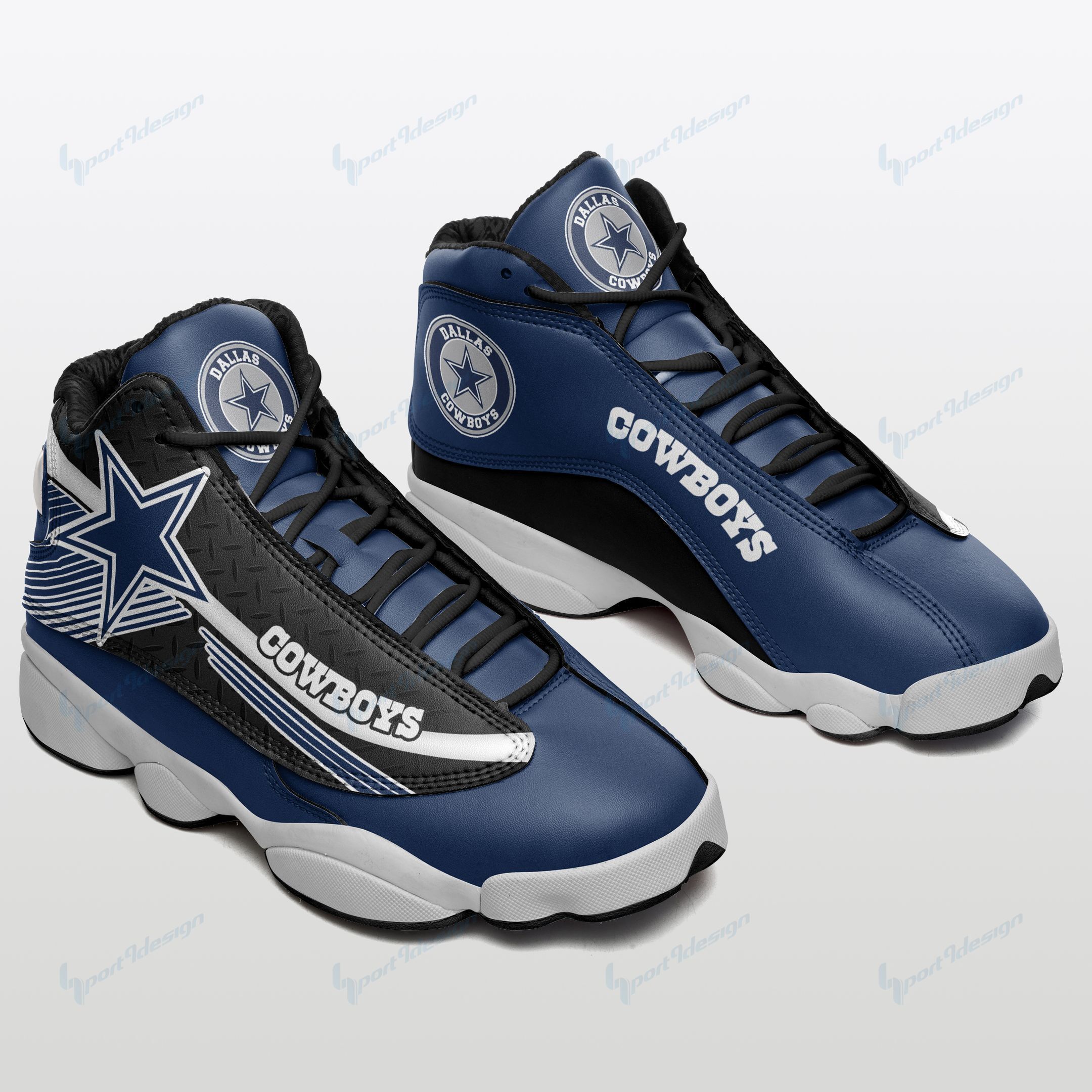 Dallas Cowboys Air JD13 Sneakers 604