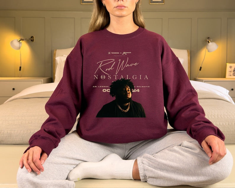 Rod Wave Nostalgia Tour T-Shirt, Sweatshirt, Hoodie, Vintage Rod Wave Nostalgia Tour, Gift For Fan