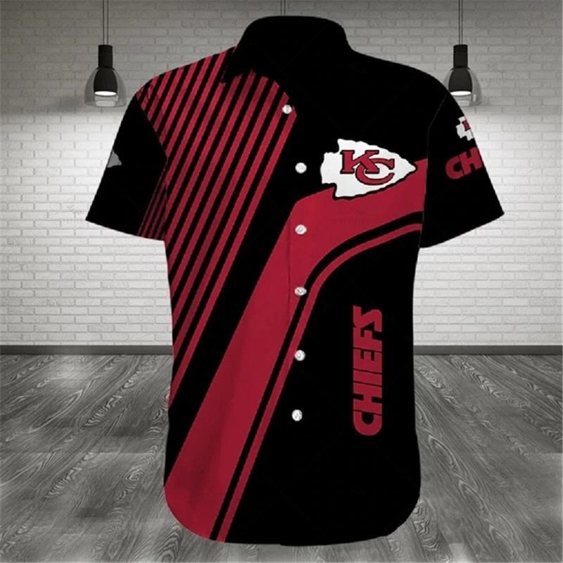 Kansas City Chiefs Shirt Summer Cross Design S