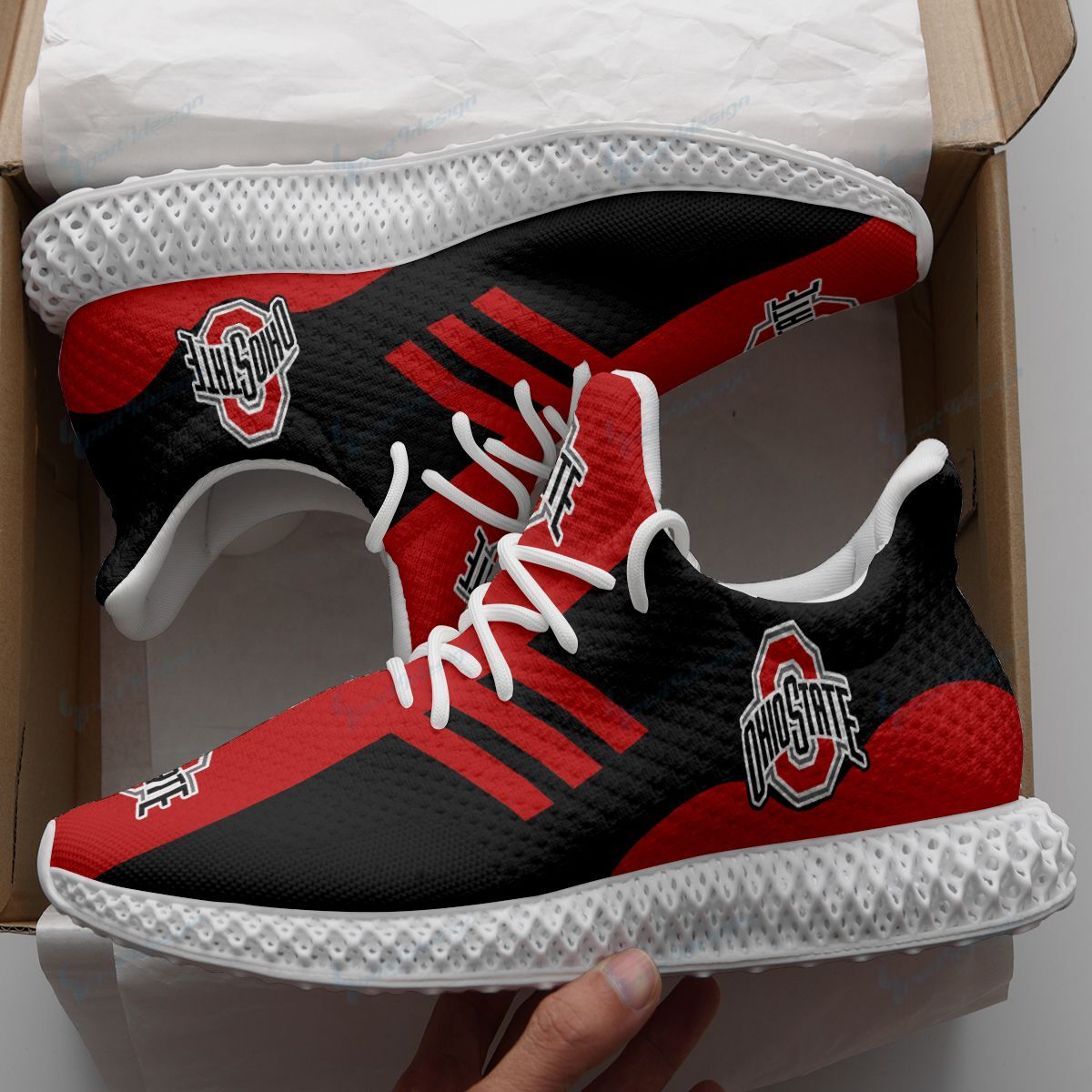 Ohio State Buckeyes 4D Future Sneakers 5