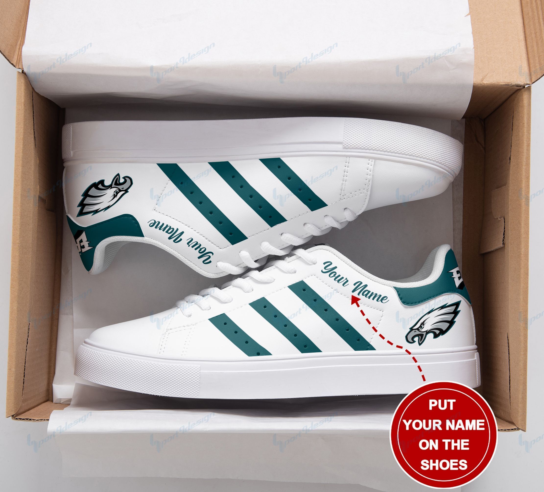 Philadelphia Eagles Personalized SS Custom Sneakers 046