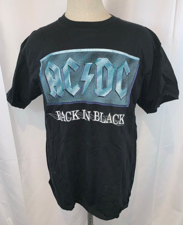 Vintage 1996 Ac Dc Acdc Back In Black Concert Rock Shirt