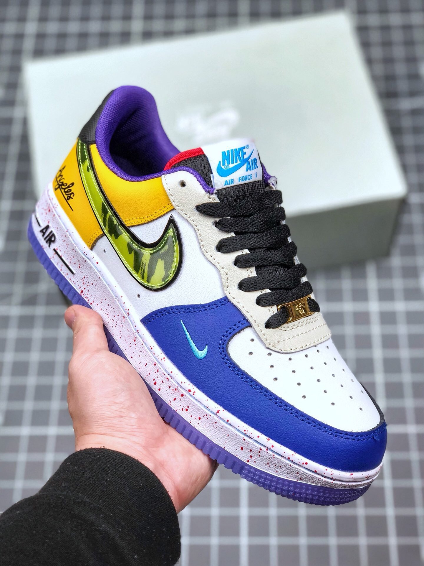 Nike Air Force 1 What The LA WhiteBlack-Hyper Jade CT1117-100 5340657