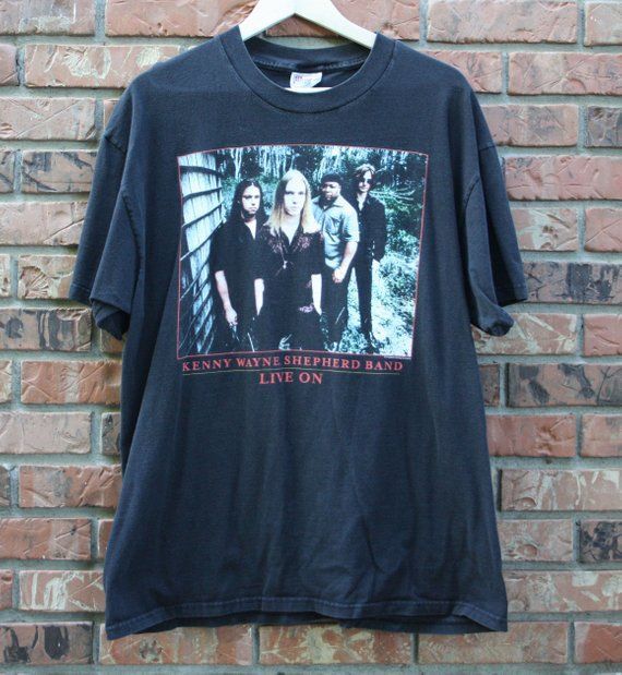 Kenny Wayne Shepherd Live On Concert Tour 90 S Blues Guita Shirt