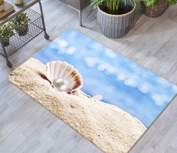Beach Pearl In Shell On Sand Area Ru &hellip;